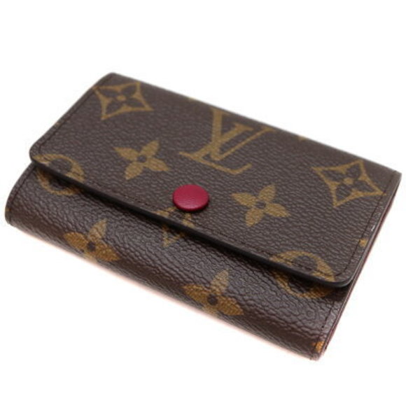 Louis Vuitton Multicle Case Monogram Canvas Fuchsia Brown Pink - Picture 1 of 6